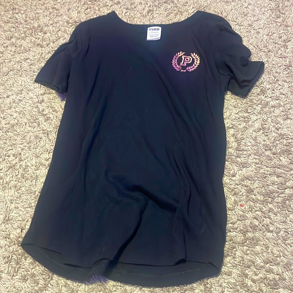 Barley worn pink t-shirt